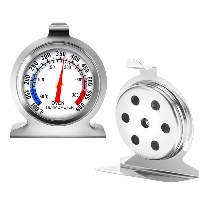 Linkhood Oven Thermometer 50-300°C/100-600°F, Oven Grill Fry Chef Smoker Analog Thermometer Instant Read Stainless Steel Kitchen Cooking Thermometer (3Pack) - Image 5
